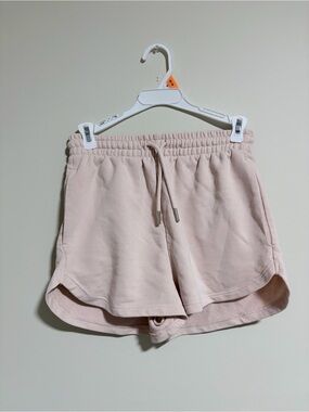 H&M Soft Drawstring Athletic Shorts - Light Pink